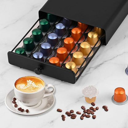 Kapselholder til Nespresso – Elegant Pladsbesparende Opbevaring til 40 Kapsler i Moderne Design 0