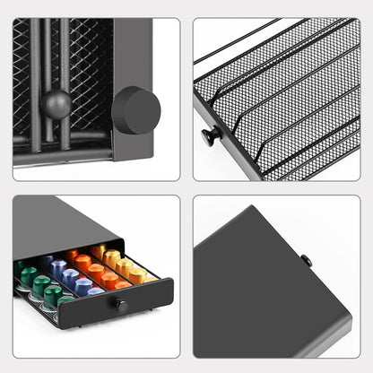 Kapselholder til Nespresso – Elegant Pladsbesparende Opbevaring til 40 Kapsler i Moderne Design 2