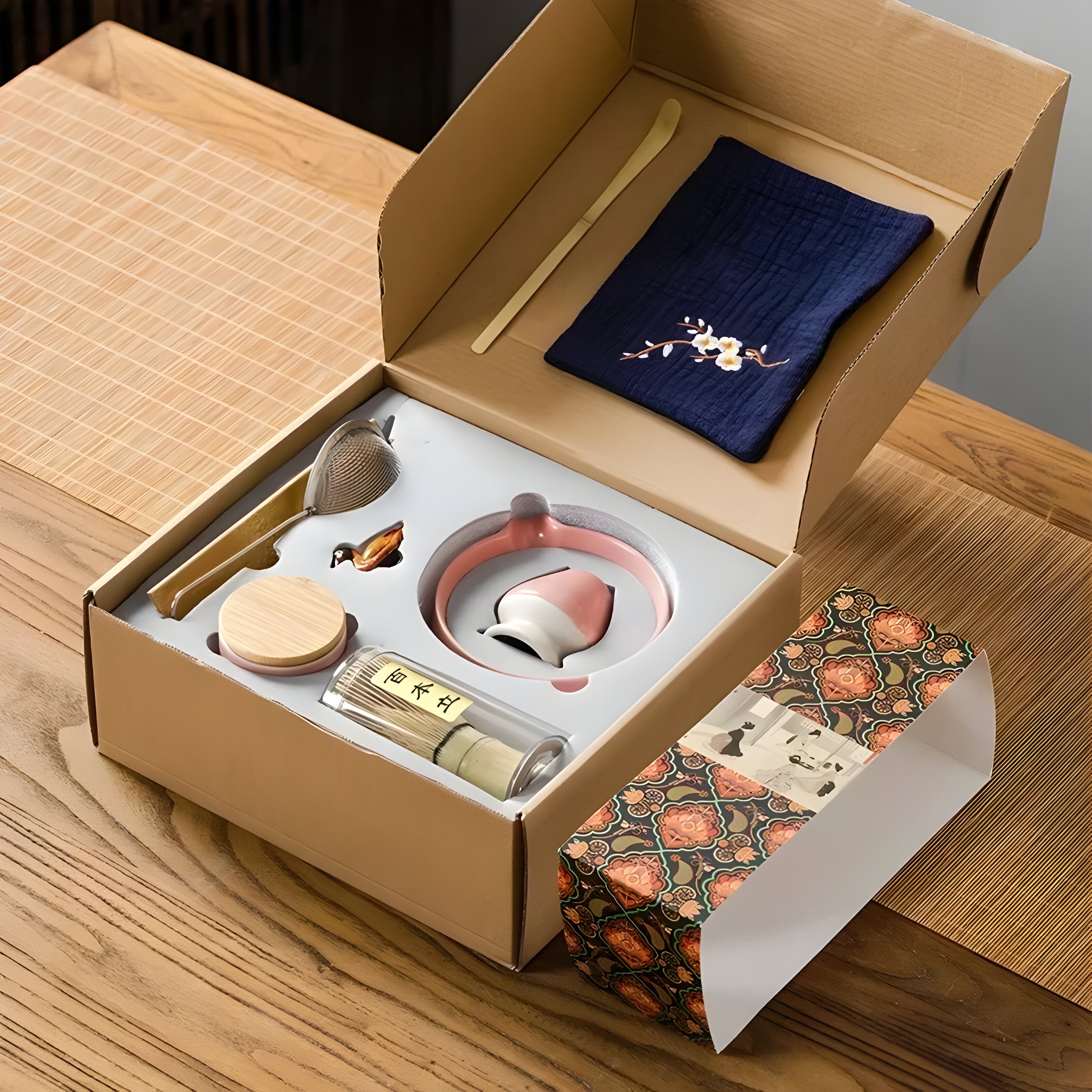 Keramisk Matcha Sæt – Traditionelt Japansk Te-Sæt til Perfekt Forberedelse og Elegance i Dit Hjem 3