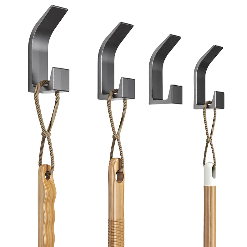 Knagerække Sæt – 5 Slagfrie Krog i Plast til Pladsbesparende Opbevaring i Moderne Design 4