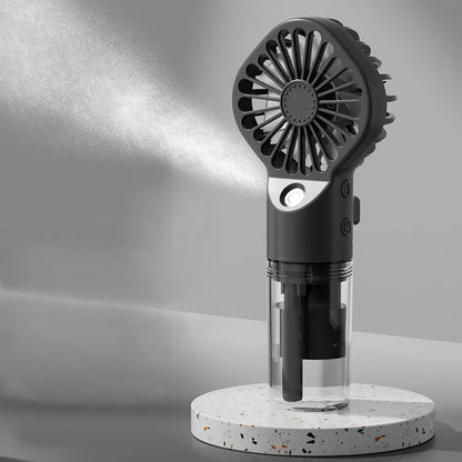 Kompakt sprayhåndventilator – let og håndholdt USB-ventilator med vandtank