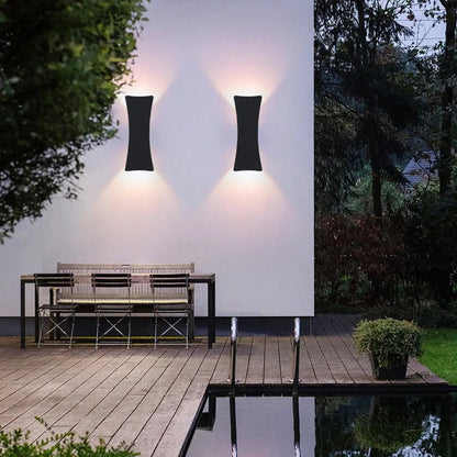 LED Facadelampe i Aluminium – Energibesparende Udendørsbelysning til Moderne Havestil med Minimalistisk Design 2