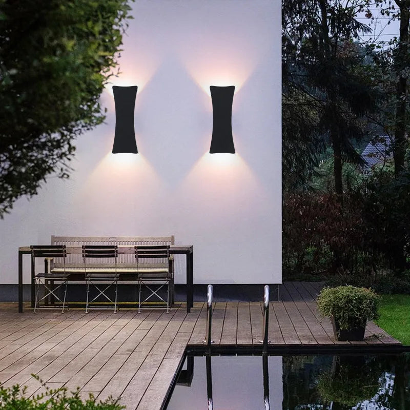 LED Facadelampe i Aluminium – Energibesparende Udendørsbelysning til Moderne Havestil med Minimalistisk Design 2