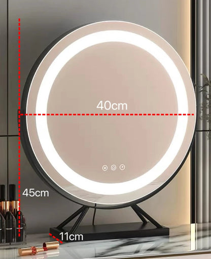 LED Makeup Spejl Med Lys – Justerbar Belysning og 15x Forstørrelse til Præcis Makeup Applikation 10