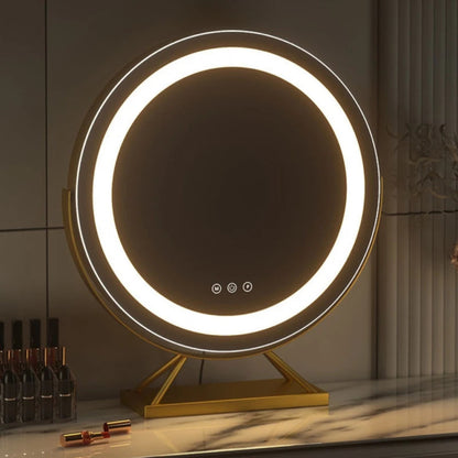 LED Makeup Spejl Med Lys – Justerbar Belysning og 15x Forstørrelse til Præcis Makeup Applikation 2