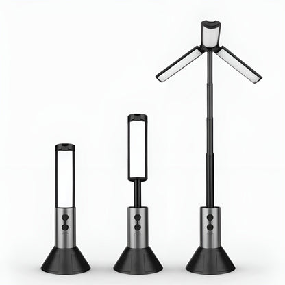 LED campinglygte – genopladelig og foldbar | 270° justerbar arm og flere lysindstillinger 0