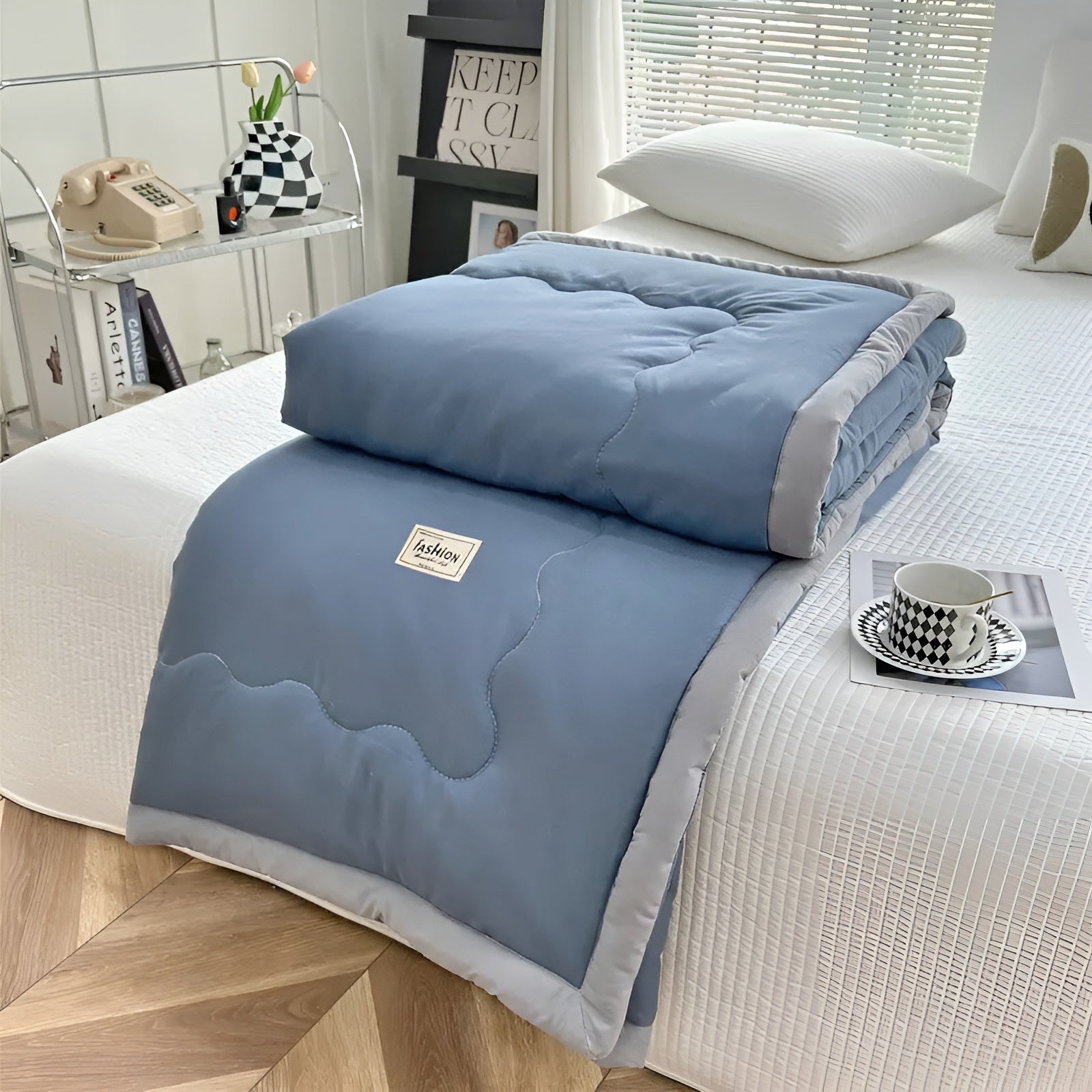 Letvægtsdyne i Polyester – Åndbar og Komfortabel til Sommerbrug | Ideel til Sofa, Seng og Rejser 3