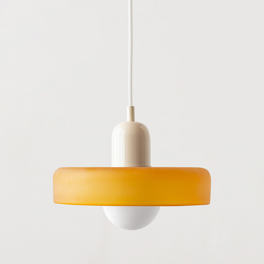 Luma Retro Hængelampe – Farverig Glasdesign til Spisebordet [hængelampe] 10