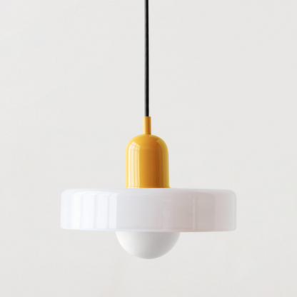 Luma Retro Hængelampe – Farverig Glasdesign til Spisebordet [hængelampe] 13
