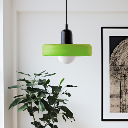 Luma Retro Hængelampe – Farverig Glasdesign til Spisebordet [hængelampe] 15