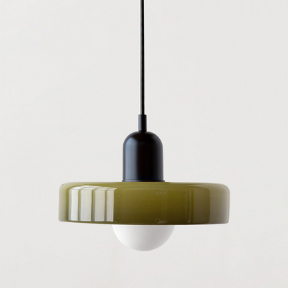 Luma Retro Hængelampe – Farverig Glasdesign til Spisebordet [hængelampe] 17