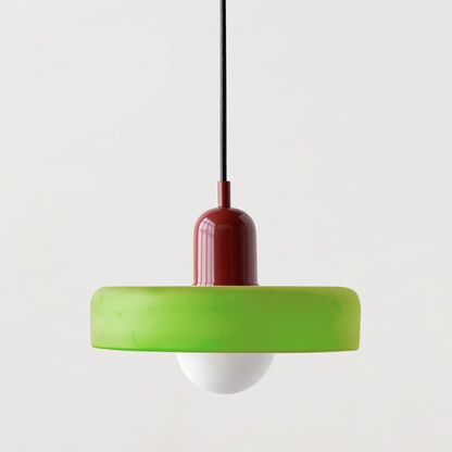 Luma Retro Hængelampe – Farverig Glasdesign til Spisebordet [hængelampe] 18
