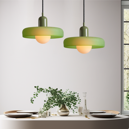Luma Retro Hængelampe – Farverig Glasdesign til Spisebordet [hængelampe] 19