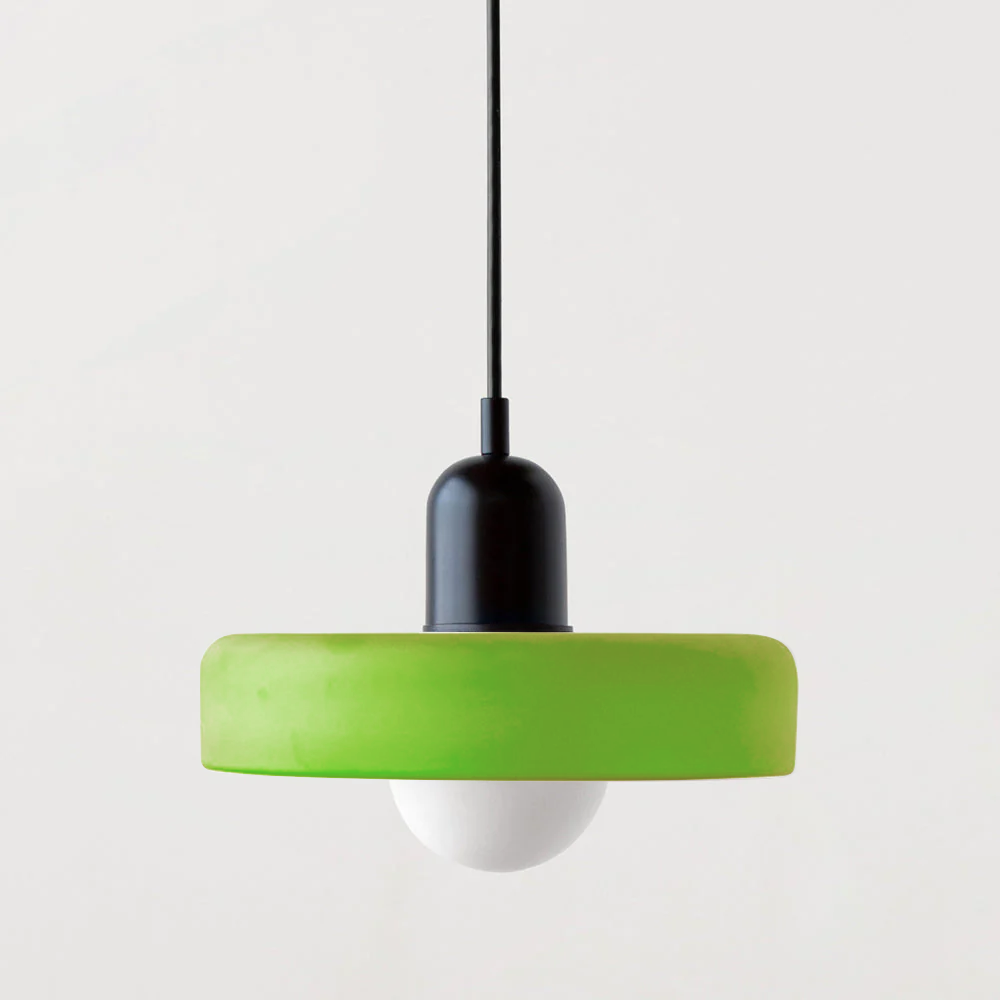 Luma Retro Hængelampe – Farverig Glasdesign til Spisebordet [hængelampe] 20