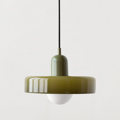 Luma Retro Hængelampe – Farverig Glasdesign til Spisebordet [hængelampe] 22