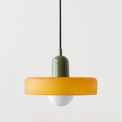 Luma Retro Hængelampe – Farverig Glasdesign til Spisebordet [hængelampe] 25