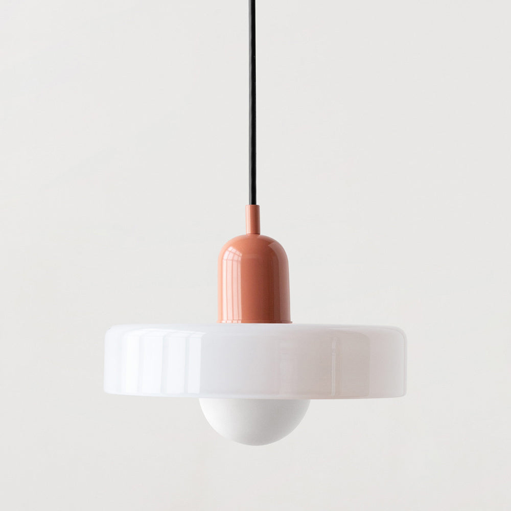 Luma Retro Hængelampe – Farverig Glasdesign til Spisebordet [hængelampe] 26