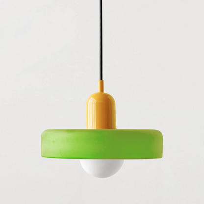 Luma Retro Hængelampe – Farverig Glasdesign til Spisebordet [hængelampe] 34