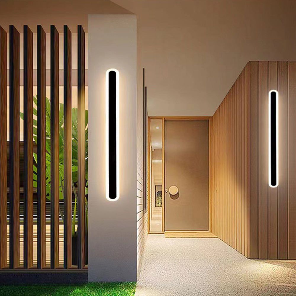 Dæmpbar LED-væglampe til facade og indgang – 40 cm