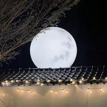 LunaSol Havenes Solcellelampe – Magisk Månedesign til Udendørs Belysning [solcellelamper til haven] 6