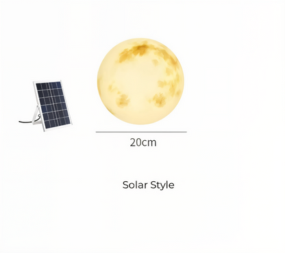LunaSol Havenes Solcellelampe – Magisk Månedesign til Udendørs Belysning [solcellelamper til haven] 7