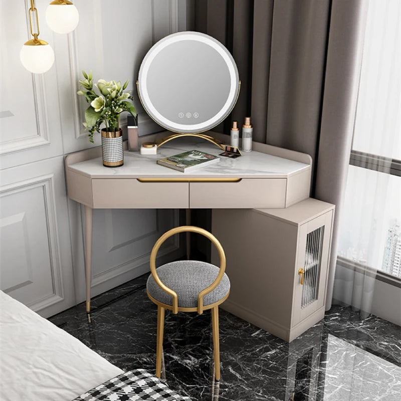 Makeupspejl med Lys – Justerbar Belysning og 360° Rotation til Perfekt Makeupoplevelse 2
