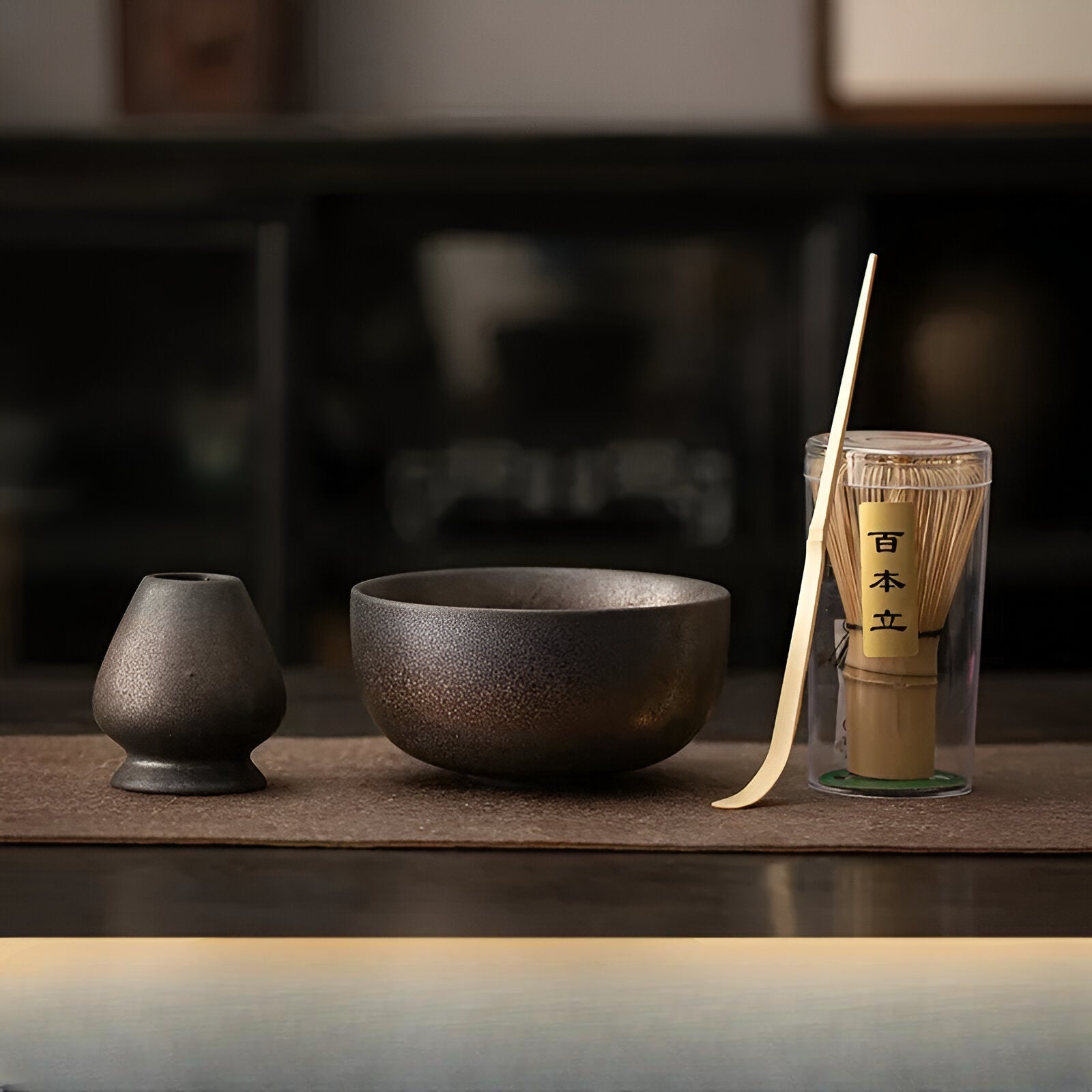 Matcha Sæt – Håndlavet Teværktøj i Bambus og Keramik til Traditionel Te-Ceremoni, Ideel til Matcha Elskere 4