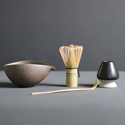 Matcha Sæt – Keramisk og Bambus Tesæt til Traditionel Teoplevelse Hjemme | Alt til Perfekt Matcha-Forberedelse 2
