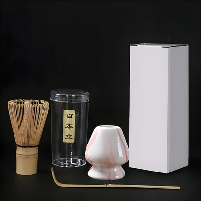 Matcha Værktøjssæt i Bambus – 3-delt Sæt til Perfekt Te-oplevelse 2