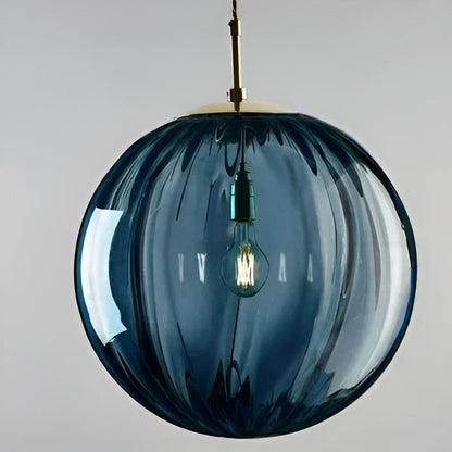 Elegant Nordic LED Glass Dome Pendant Lamp
