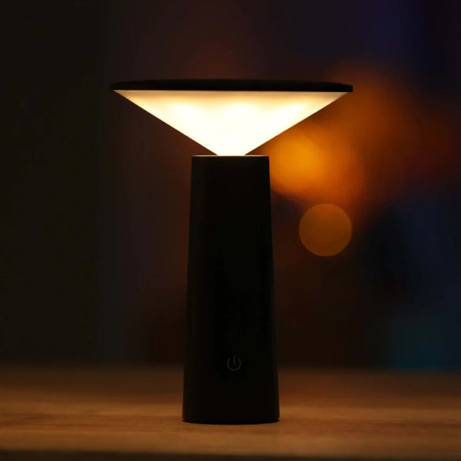 Moderne Bordlampe i Aluminium – Dæmpbar og 360° Drejelig til Indendørs Brug | Minimalistisk Design 3