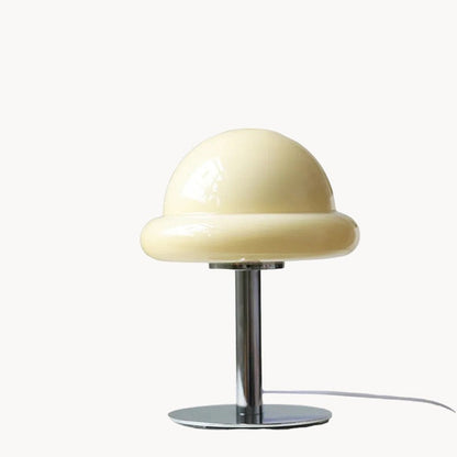Moderne Bordlampe i Svampeform – LED Indendørs Belysning til Stilfuld Atmosfære og Kompakt Design 13