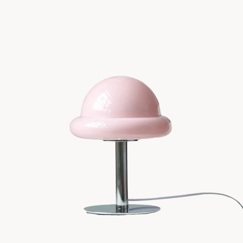 Moderne Bordlampe i Svampeform – LED Indendørs Belysning til Stilfuld Atmosfære og Kompakt Design 16