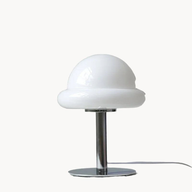 Moderne Bordlampe i Svampeform – LED Indendørs Belysning til Stilfuld Atmosfære og Kompakt Design 9