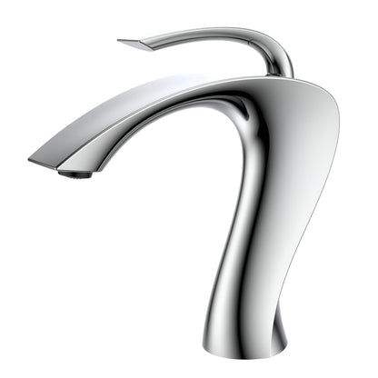 Moderne Håndvaskarmatur i Messing – Elegant Design med Keramisk Patron til Præcis Vandkontrol 0