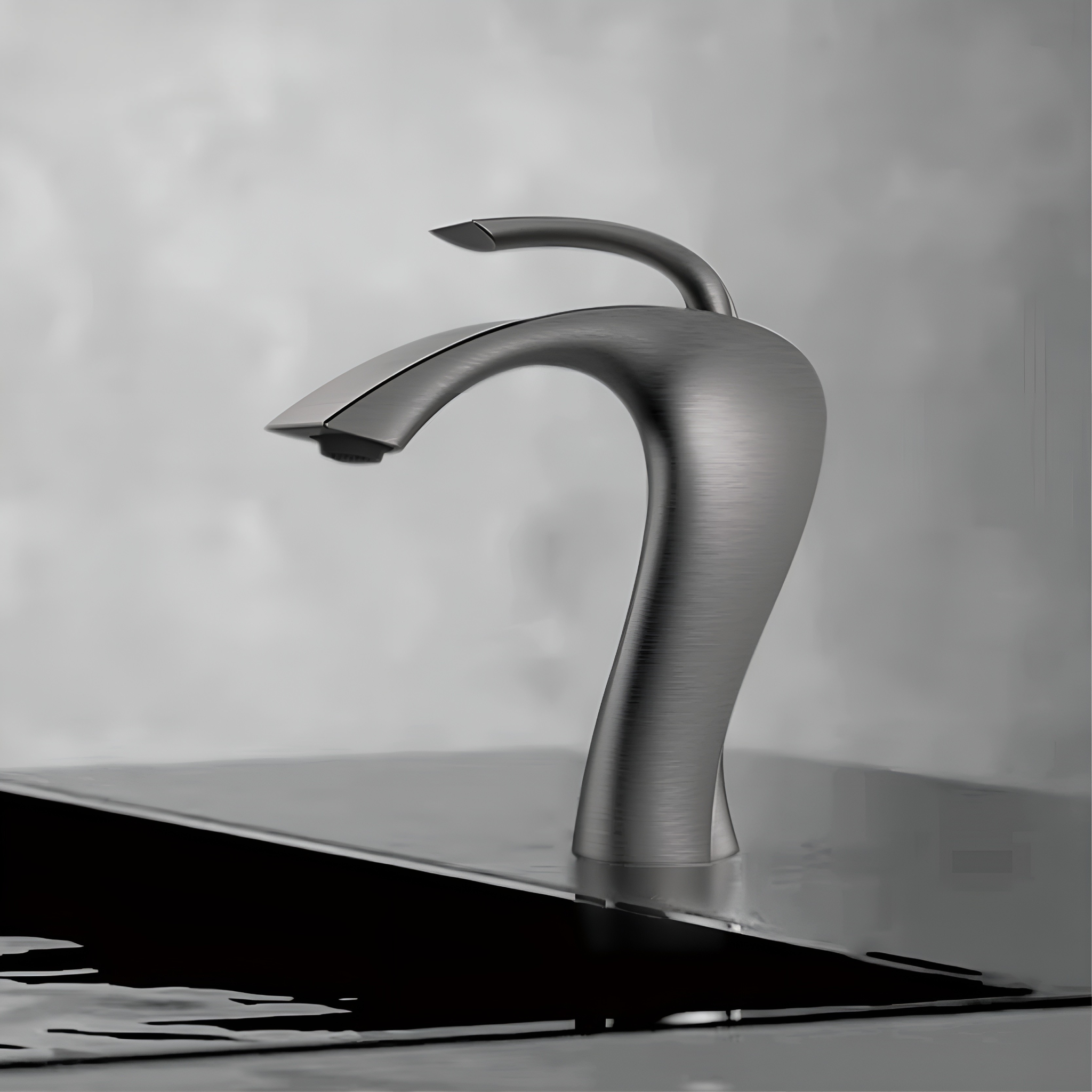Moderne Håndvaskarmatur i Messing – Elegant Design med Keramisk Patron til Præcis Vandstyring 4