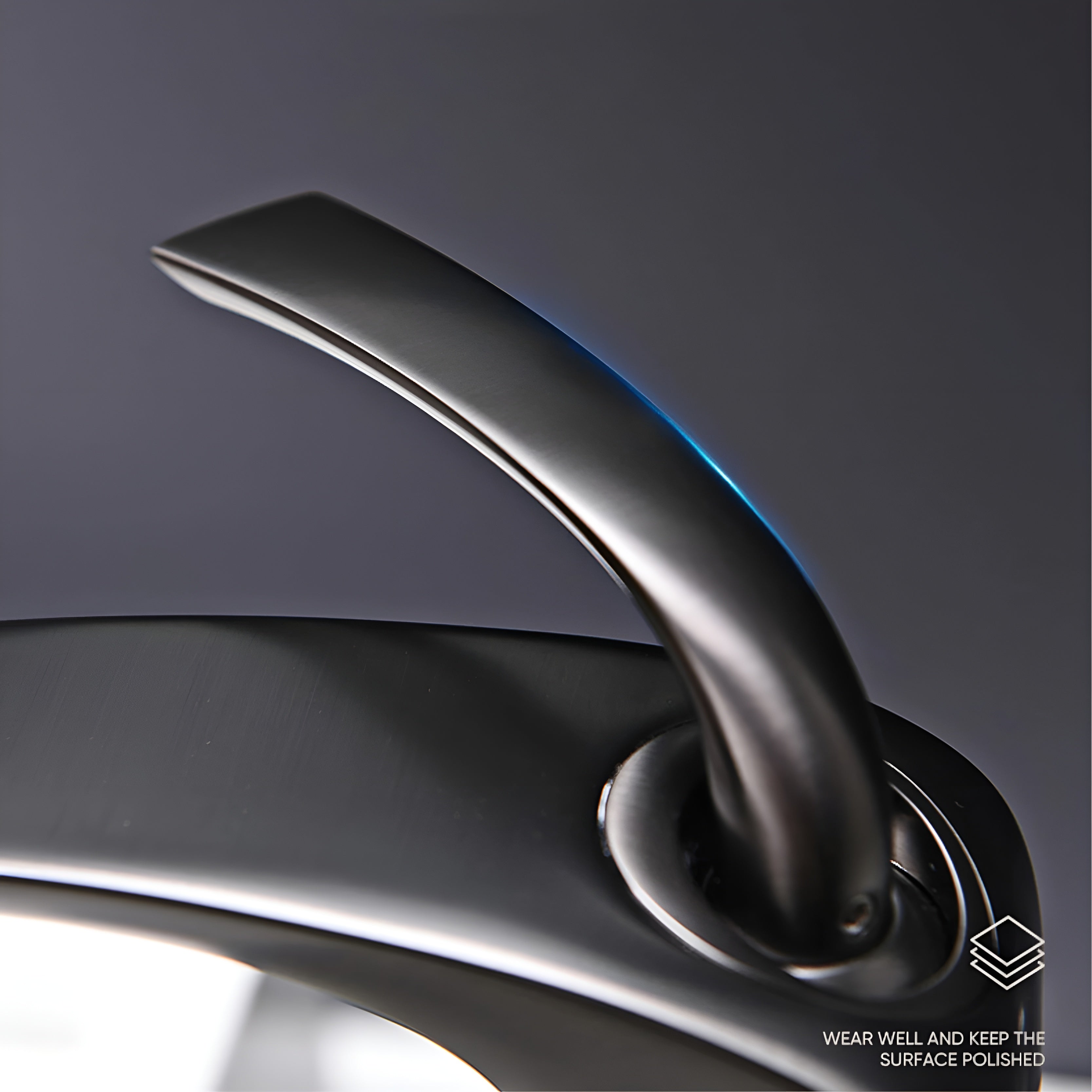 Moderne Håndvaskarmatur i Messing – Elegant Design med Keramisk Patron til Præcis Vandstyring 6