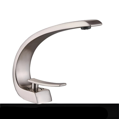 Moderne Håndvaskarmatur i Messing – Elegant og Pladsbesparende Design til Badeværelset | Ergonomisk Betjening 10