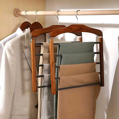 Multi-Tier Tøjophæng – Elegant og Pladsbesparende Løsning til Garderoben 0