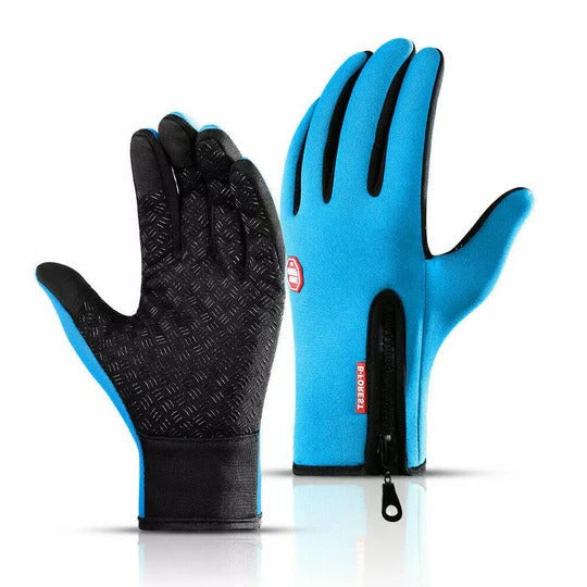 Opvarmede handsker med touchscreen-kompatible fingerspidser