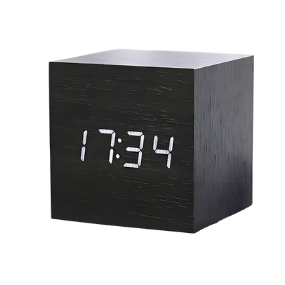 Stort Vægur i Træ – Elegant, Lydløst Design til Stue og Kontor | Retro Charme og Stilfuld Indretning