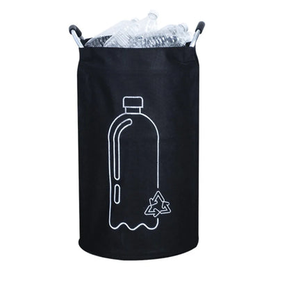 Opbevaringskurv til Tomme Flasker – Foldbar, Holdbart Stof med Aluminiumshåndtag, Ideel til Genbrug og Hjemmeopbevaring 6