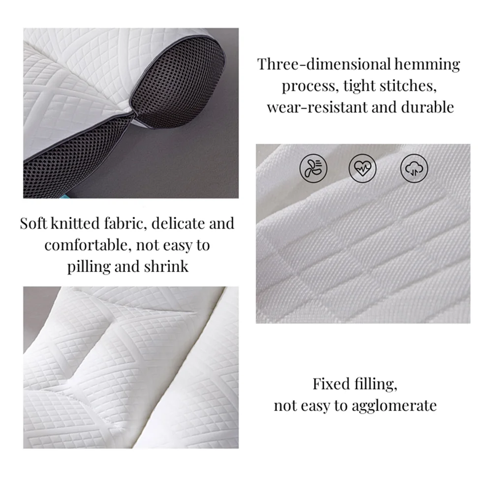 Ortopædisk Konturpude i Memory Foam – Optimal Støtte til Nakke og Hoved for Sund Søvn og Lindring af Nakkesmerter 6