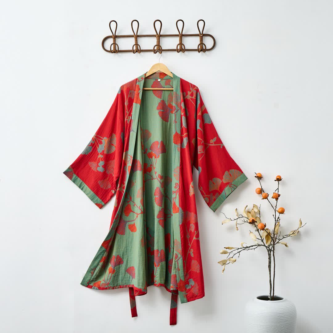 Kimono badekåbe til damer – alternativ vinkel