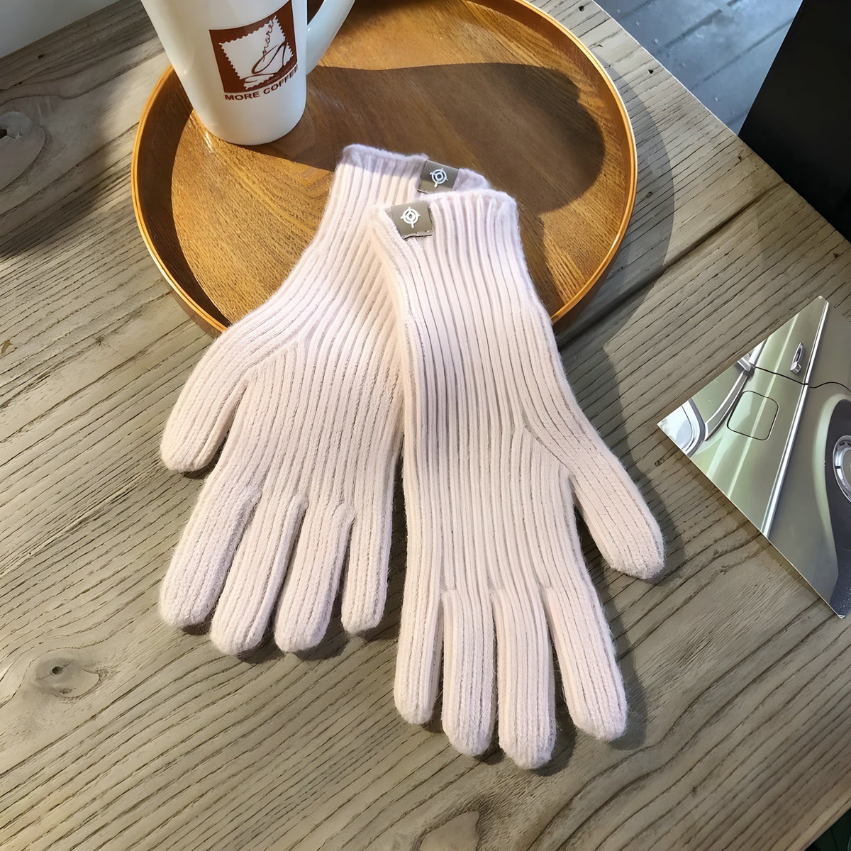 CozyTouch Handsker – Afslappede Strikkede Vinterhandsker