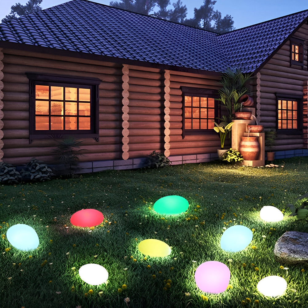 PebbleLEd Udendørsbelysning – Elegant Solcellelampe med Varmt Lys til Romantisk Havebelysning [keyword] 8