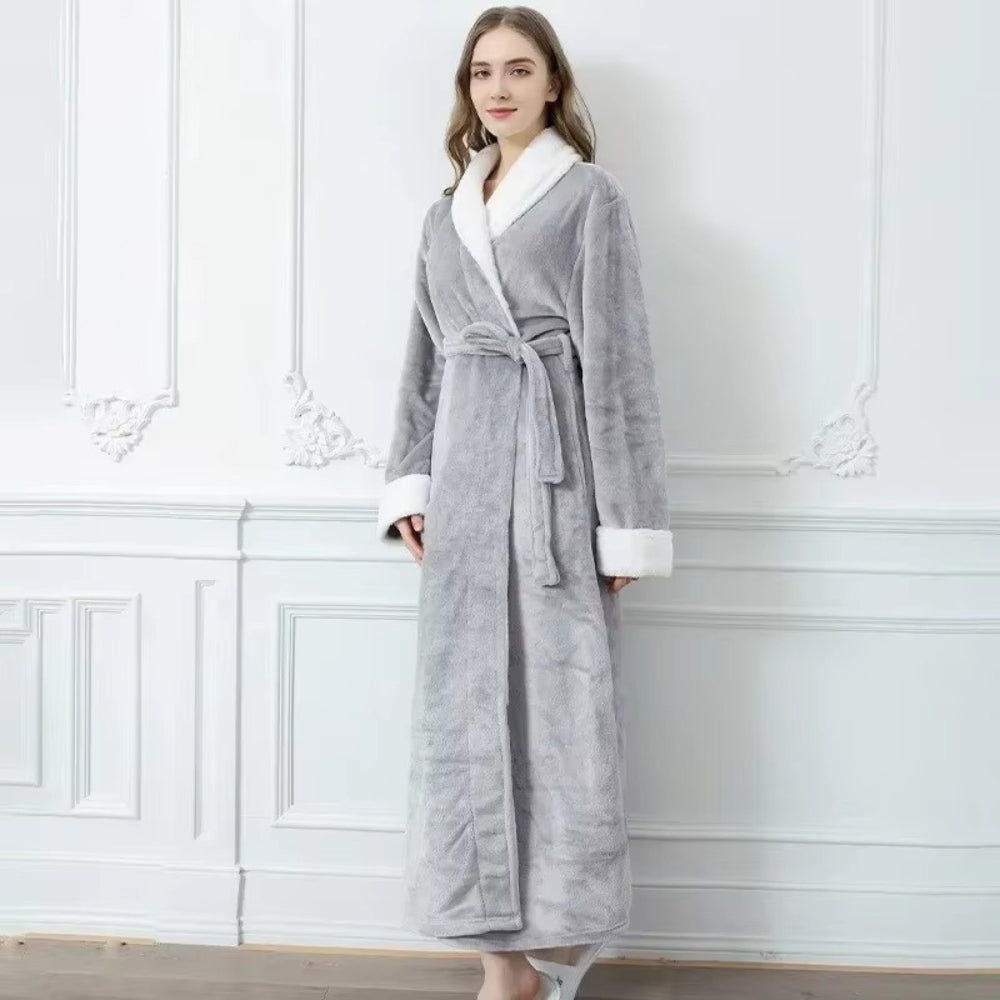 Fleece badekåbe i forskellige farver