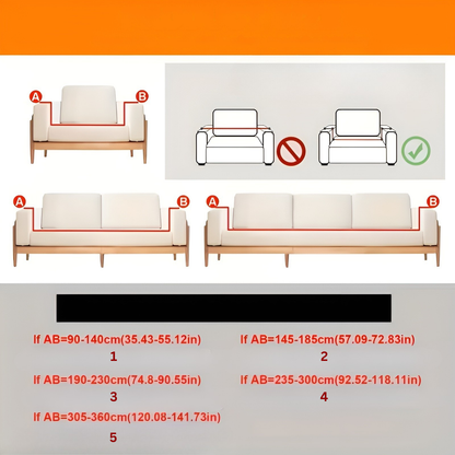 Plys Sofabetræk – Blødt Polyester Design til Komfort og Beskyttelse af Sofa | Ideel til Familier med Børn og Kæledyr 7