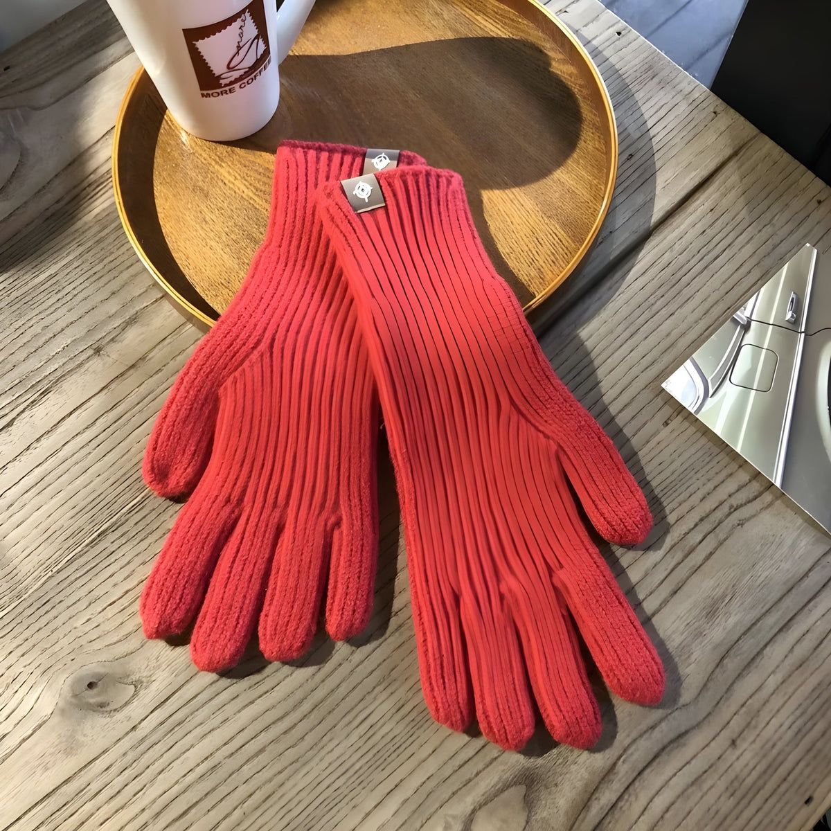 CozyTouch Handsker – Afslappede Strikkede Vinterhandsker