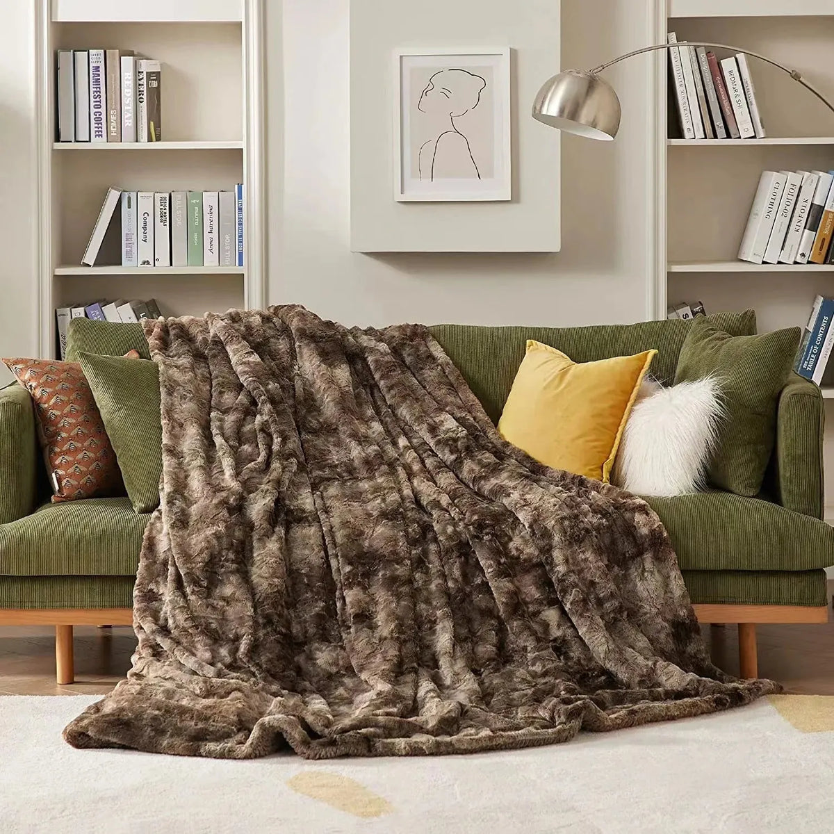 WinterNest Tæppe – Varmt Dobbeltsidet Fleece-vintertæppe